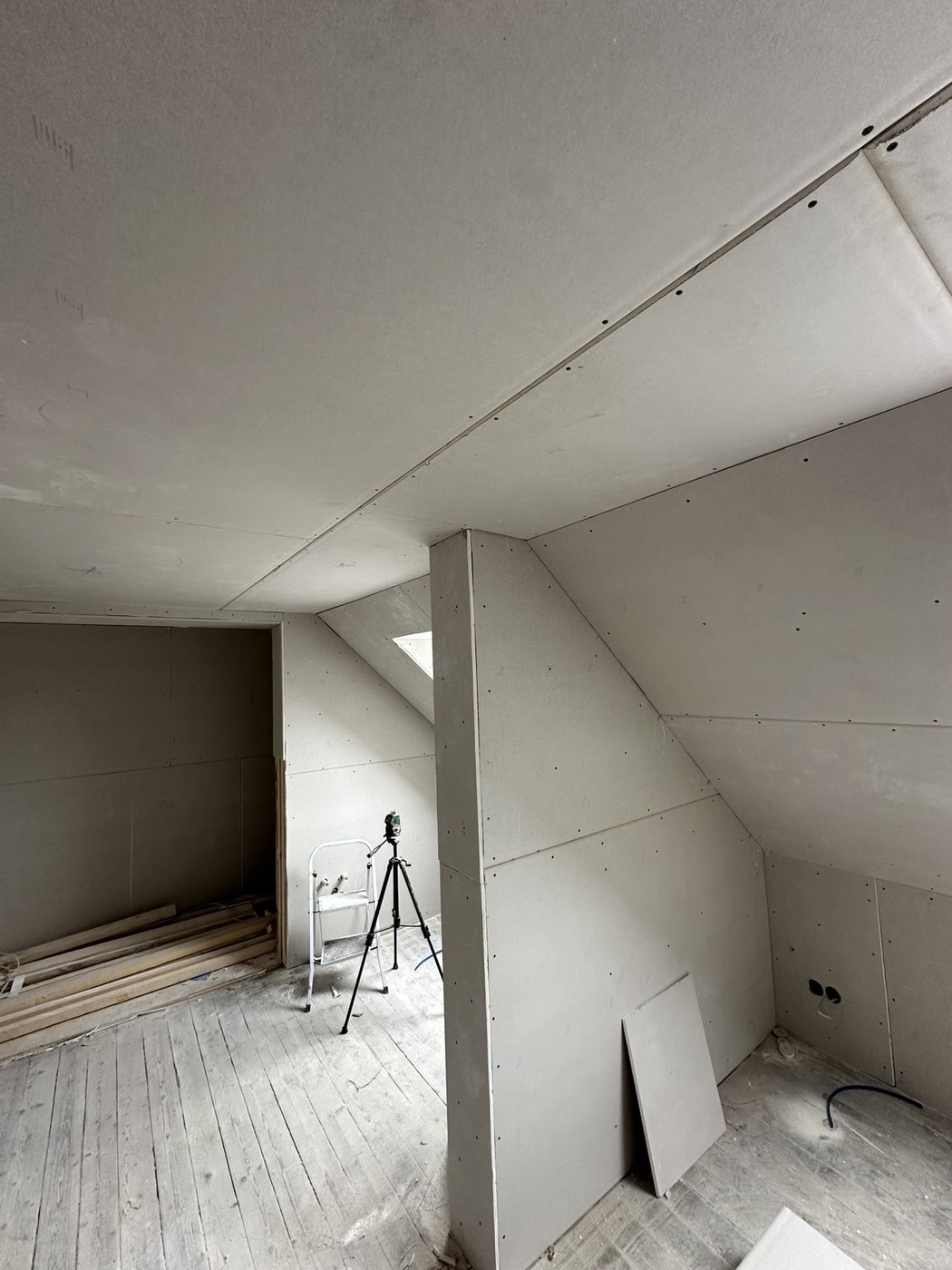 Trockenbau im Dachgeschoss